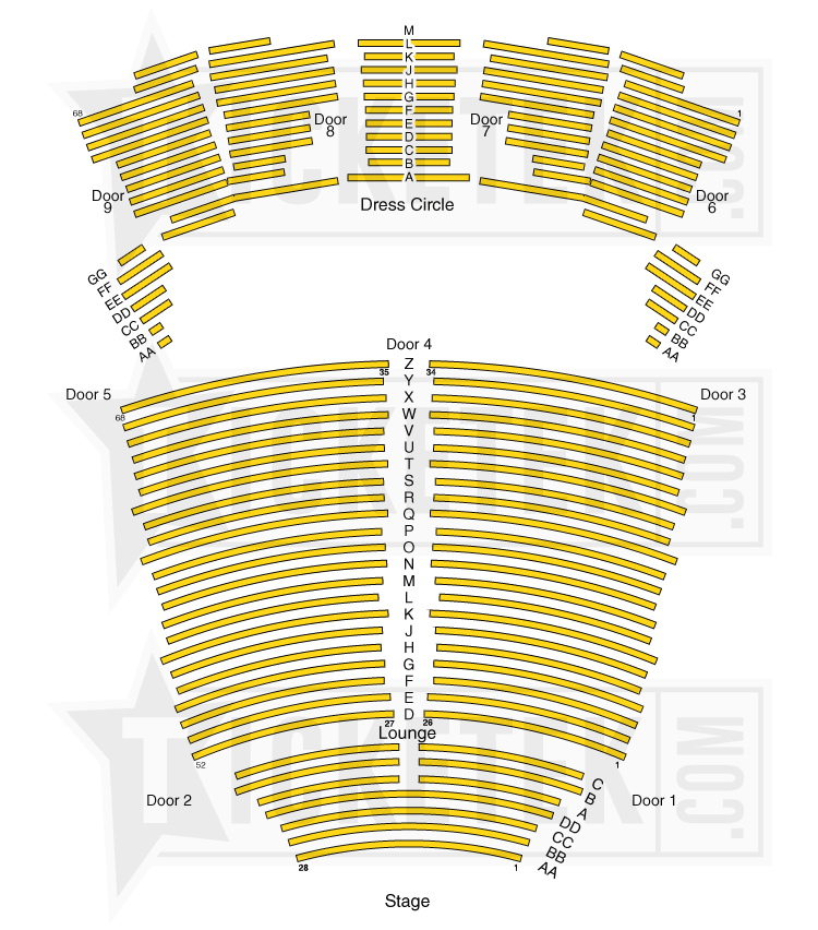 Seating Chart For Moulin