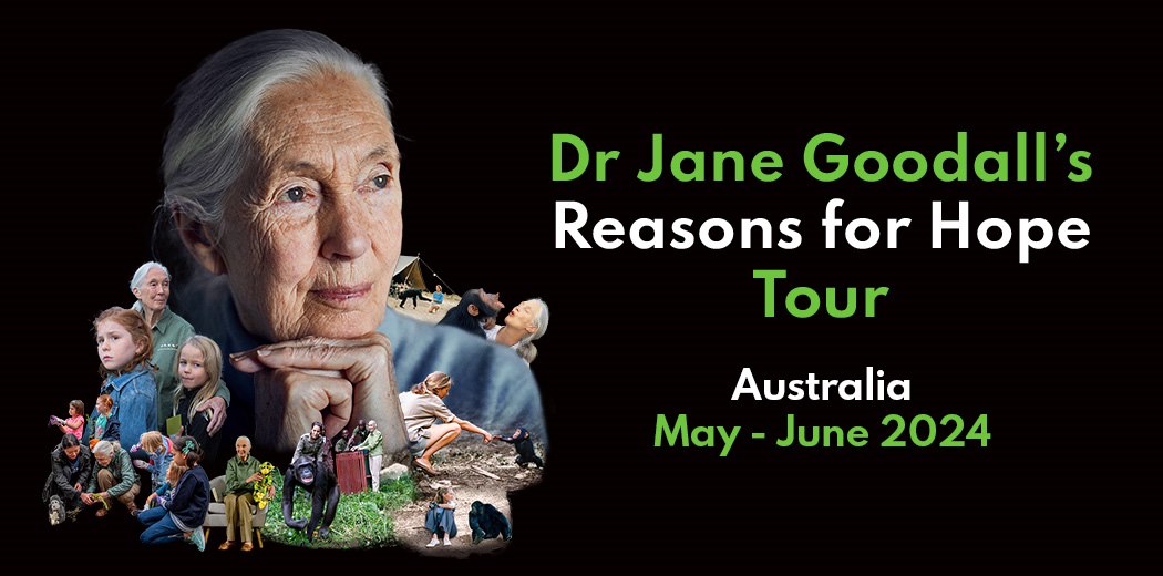 Dr Jane Goodall tickets Tours and Events Ticketek Australia