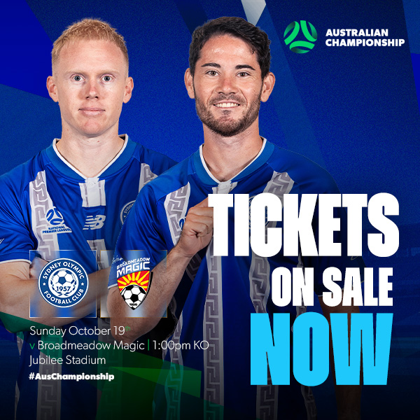 Sydney Olympic FC v Broadmeadow Magic FC