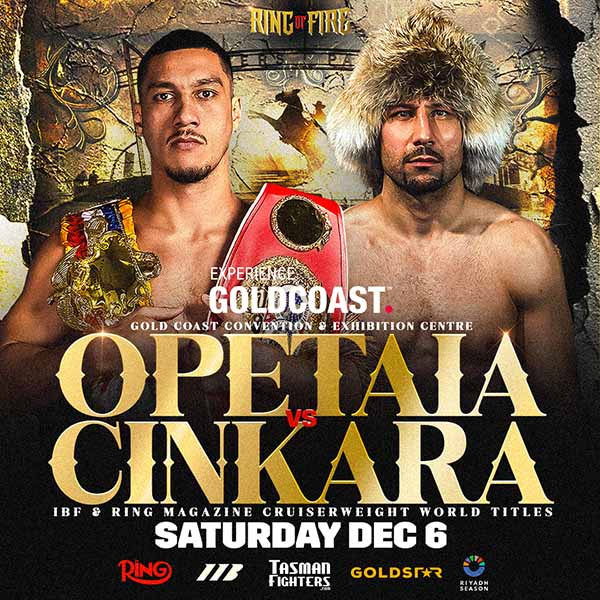 Ring of Fire - Opetaia vs Cinkara