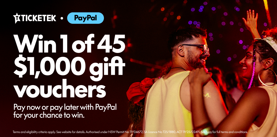 PayPal x Ticketek Gift Voucher Giveaway