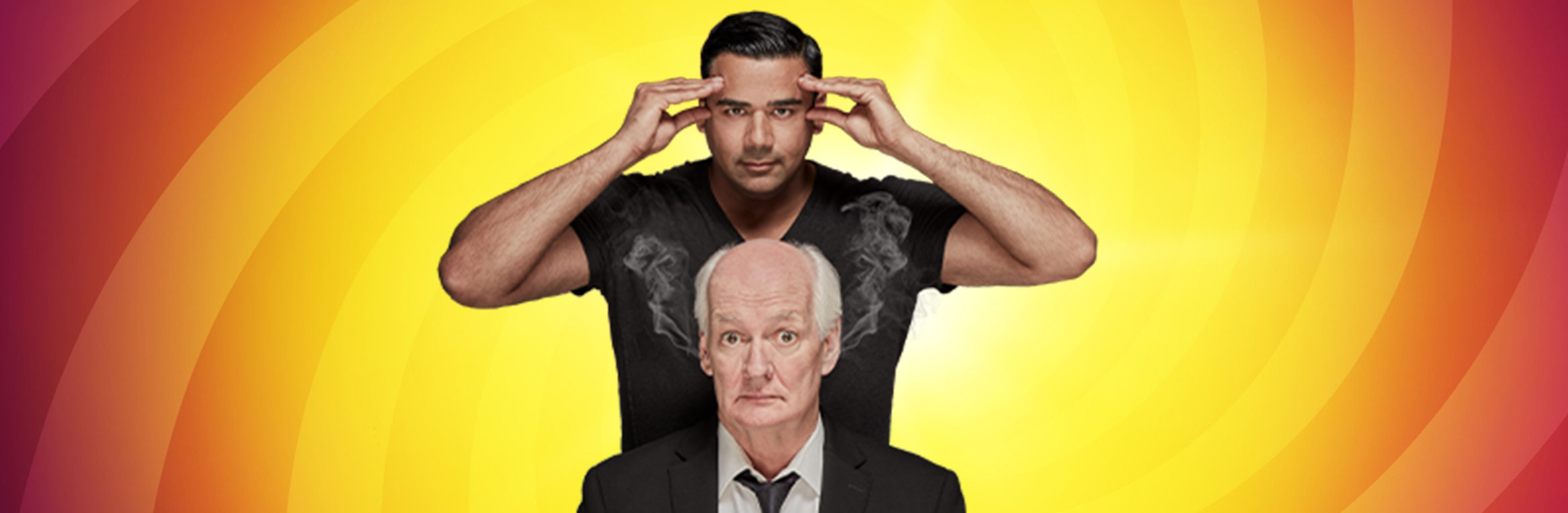 Colin Mochrie and Asad Mecci