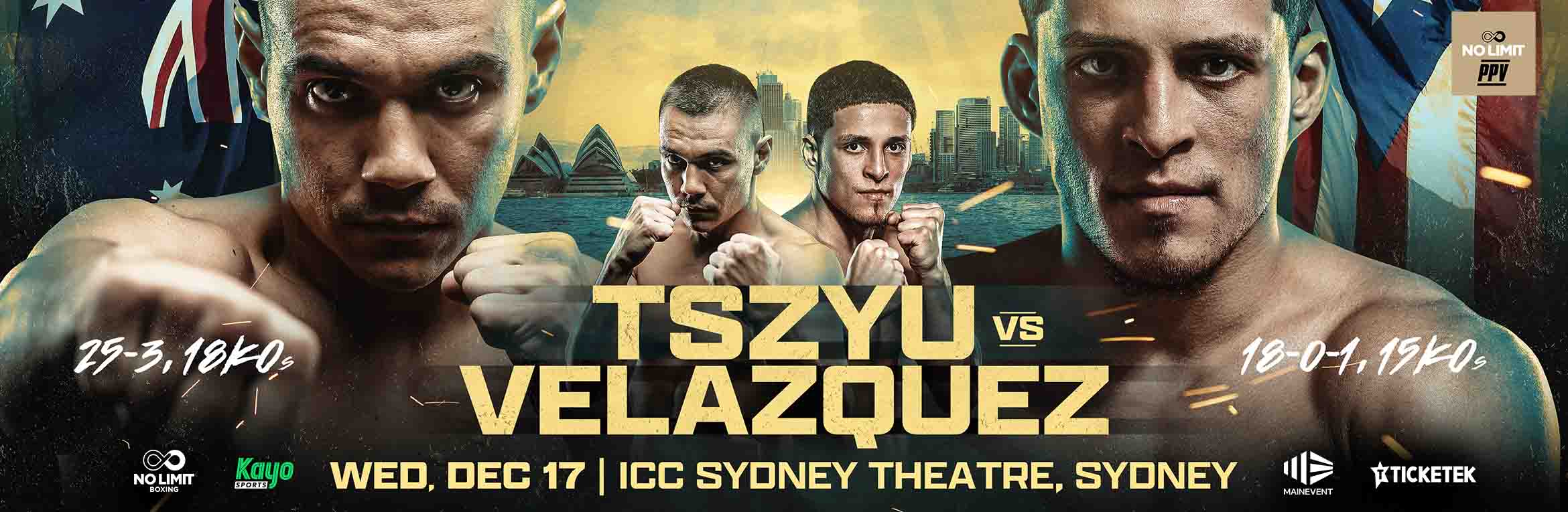 Tim Tszyu v Anthony Velazquez