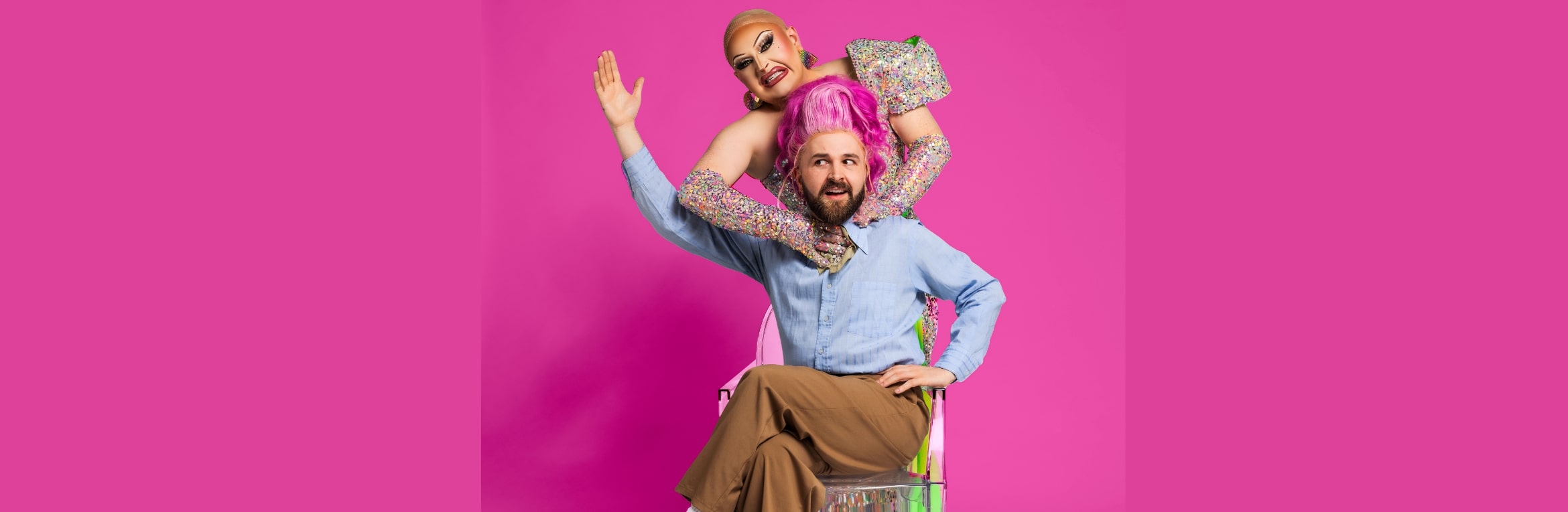 Tim Collins and Hannah Conda