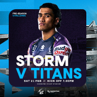 Melbourne Storm v Gold Coast Titans Pre Season