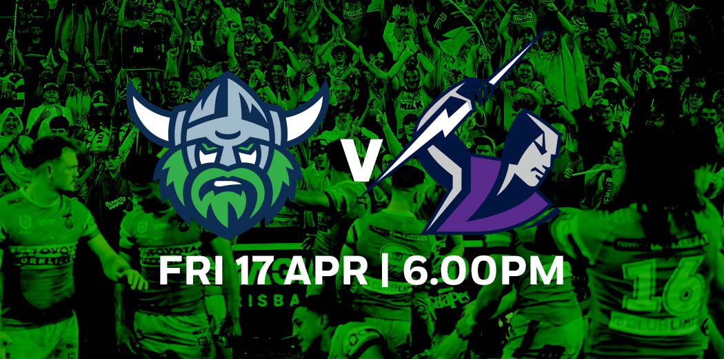 Canberra Raiders v Melbourne Storm