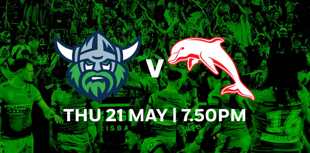 Canberra Raiders v Dolphins