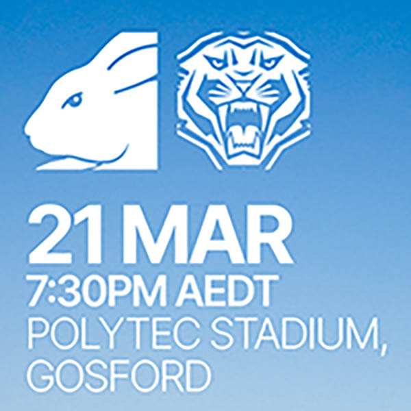 NRL Rabbitohs v Wests Tigers