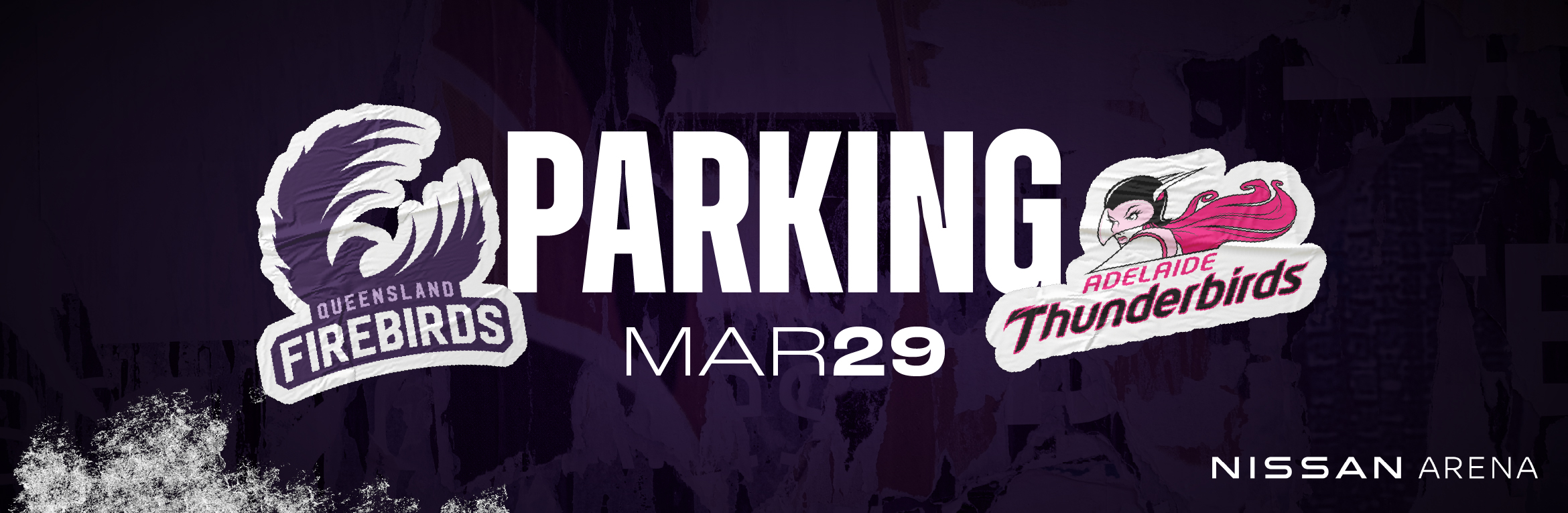 QLD Firebirds v Adelaide Thunderbirds Parking