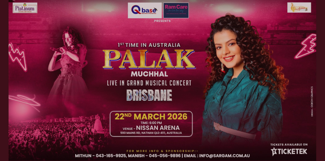 Palak Muchhal Live in Brisbane