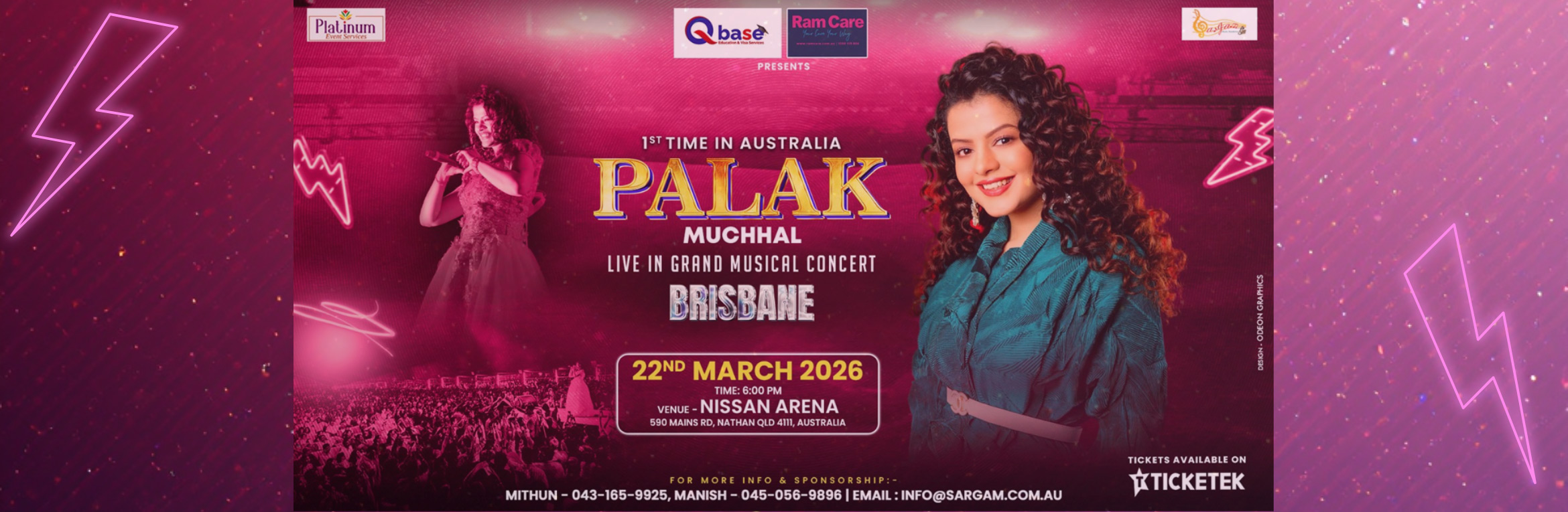 Palak Muchhal Live in Brisbane