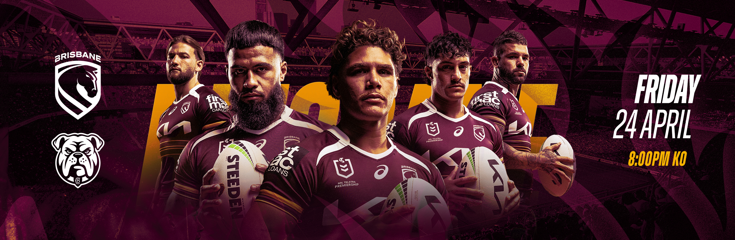 Brisbane Broncos v Canterbury Bulldogs