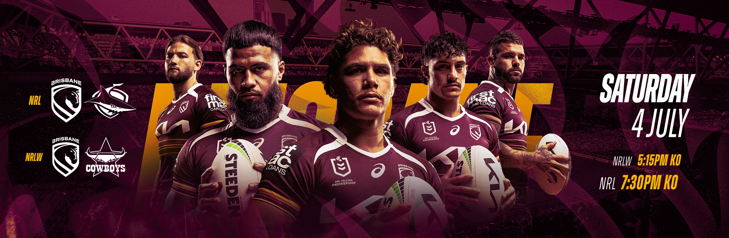 Brisbane Broncos v Cronulla Sharks