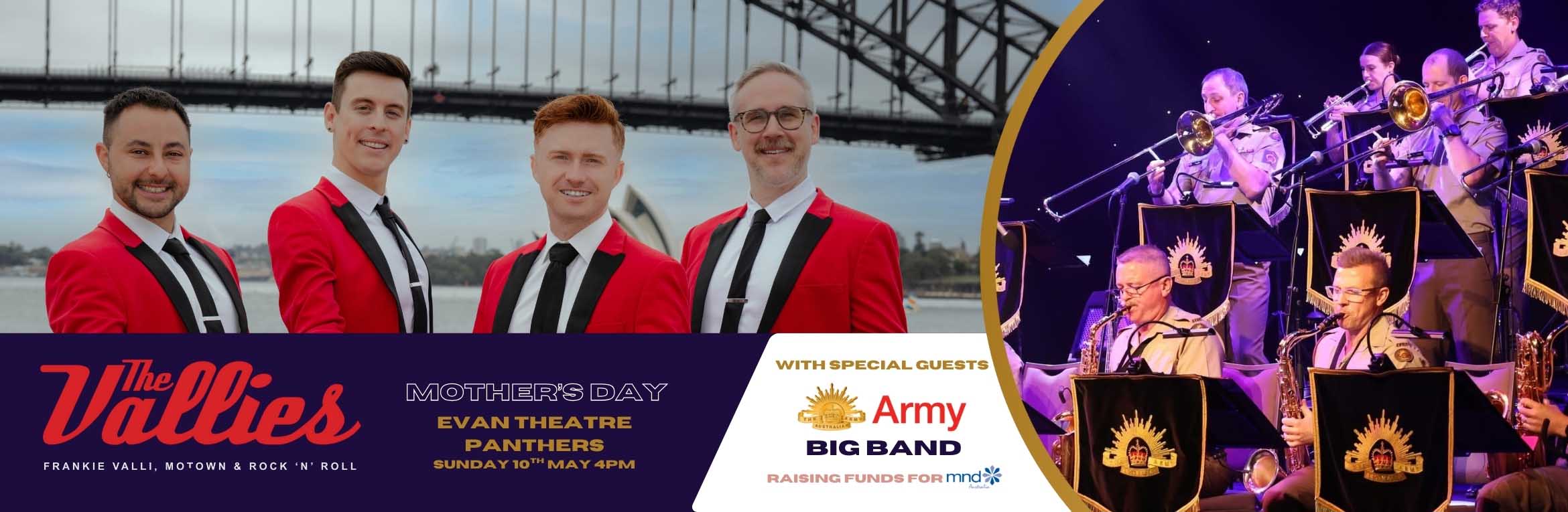 The Vallies & The Australian Army Band
