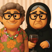 NONNA & YIAYIA COMEDY SHOW