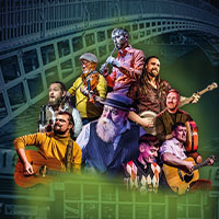 Seven Drunken Nights live at Dunstan Playhouse in Adelaide on July 22, 2026 - Concert poster