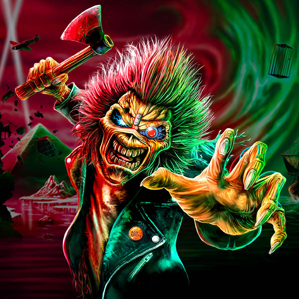 Iron Maiden - Run For Your Lives World Tour 2026 live at AAMI Park in Melbourne on November 13, 2026 - Concert poster