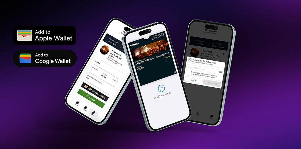Add to Wallet and Share Tickets