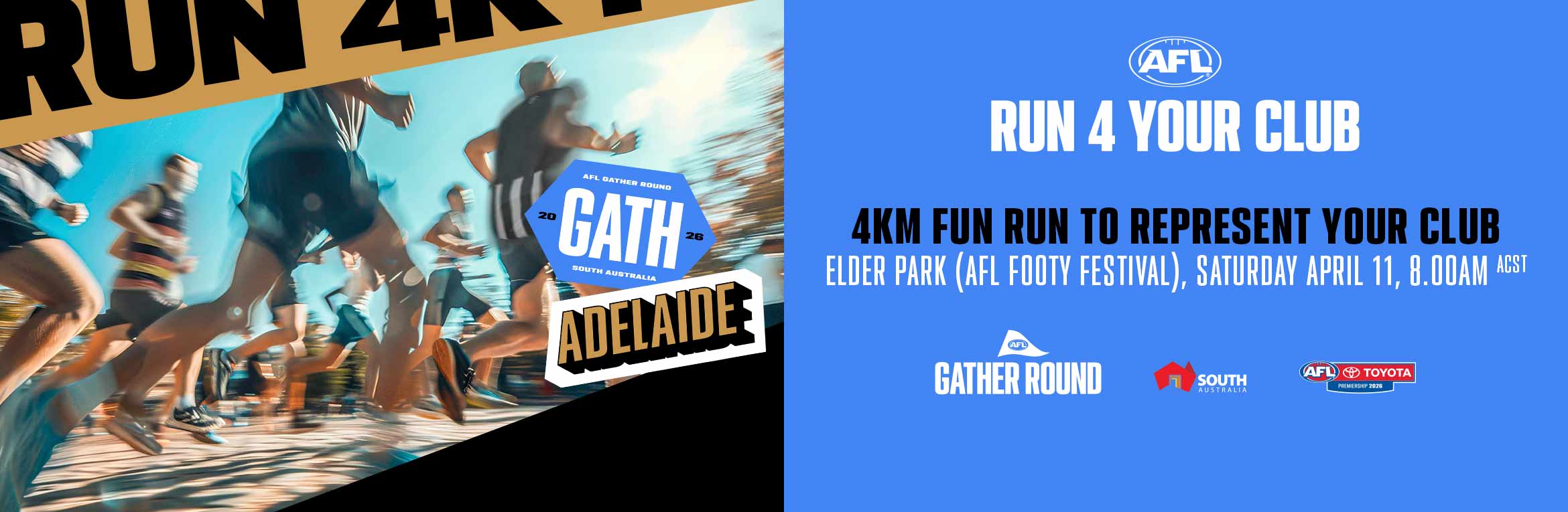 AFL - RUN 4 YOUR CLUB