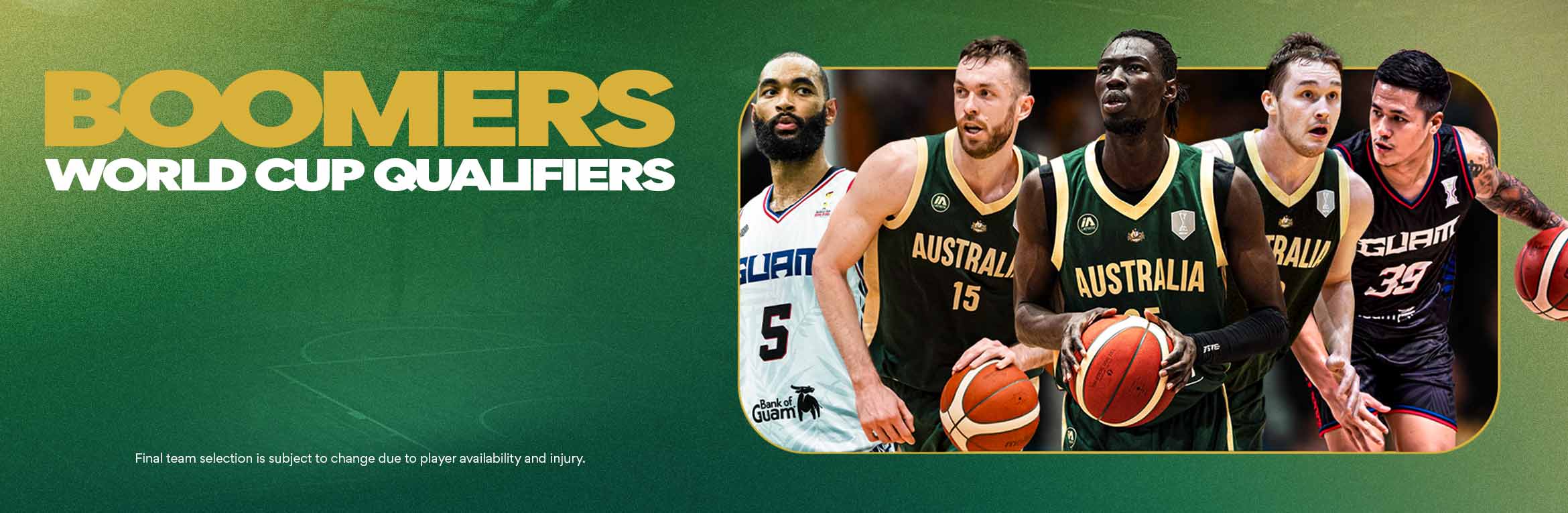 FIBA World Cup Qualifiers - Boomers vs Guam