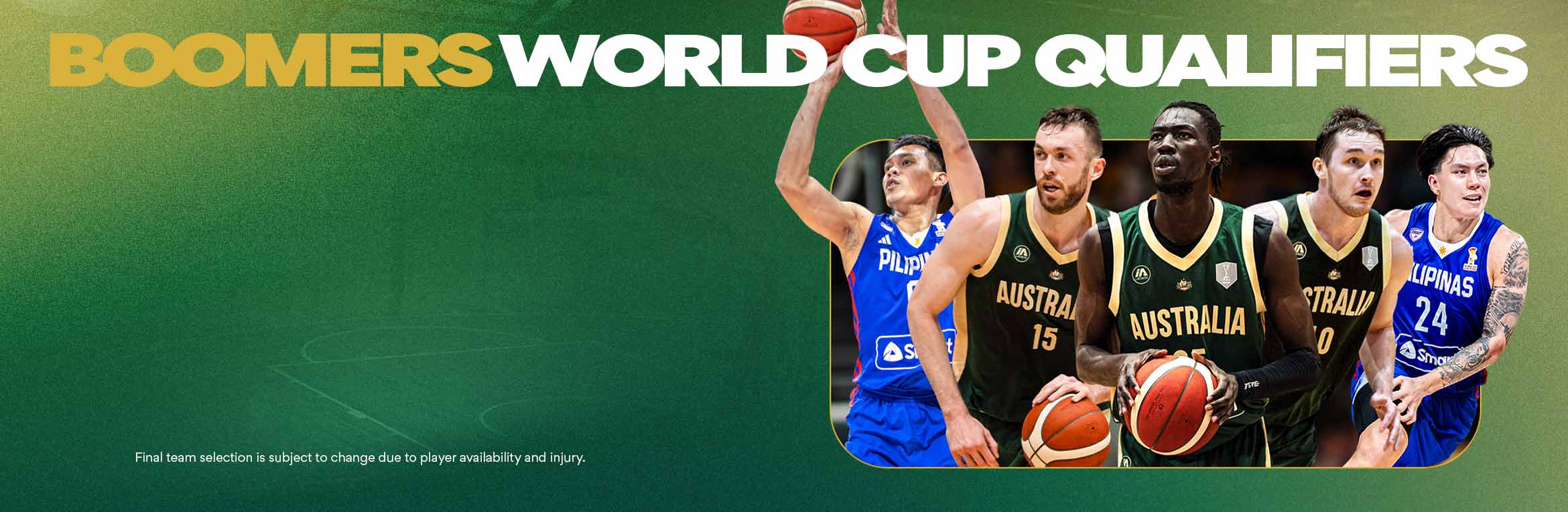 FIBA World Cup Qualifiers - Boomers vs Philippines