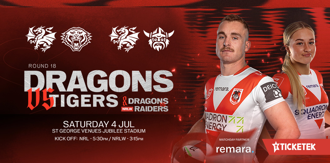 NRL Round 18: Dragons v Tigers