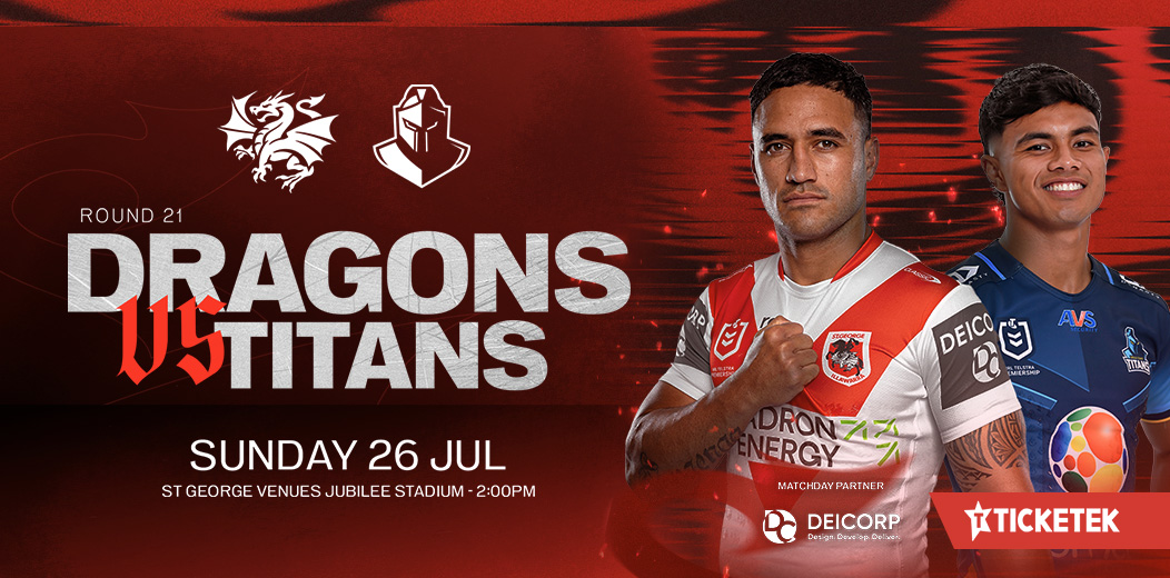 NRL Round 21: Dragons v Titans