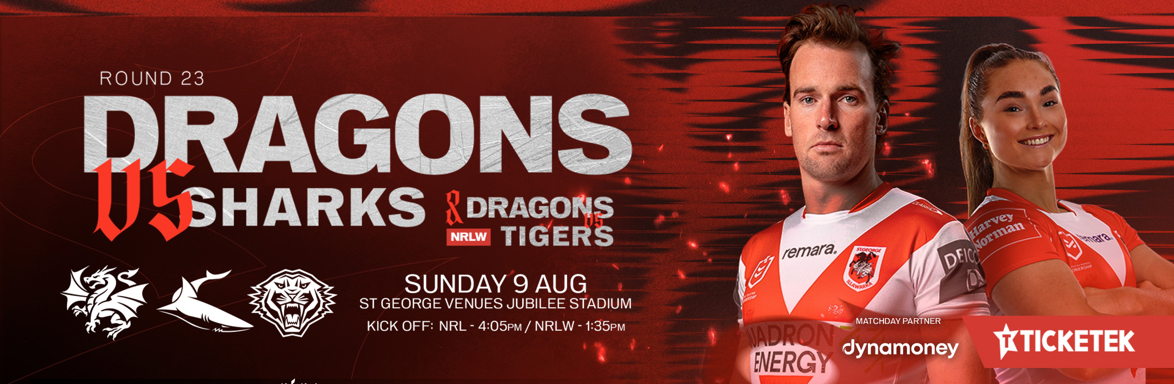 NRL Round 23: Dragons v Sharks