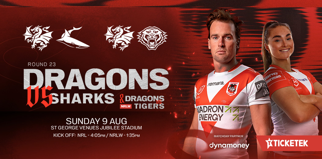 NRL Round 23: Dragons v Sharks
