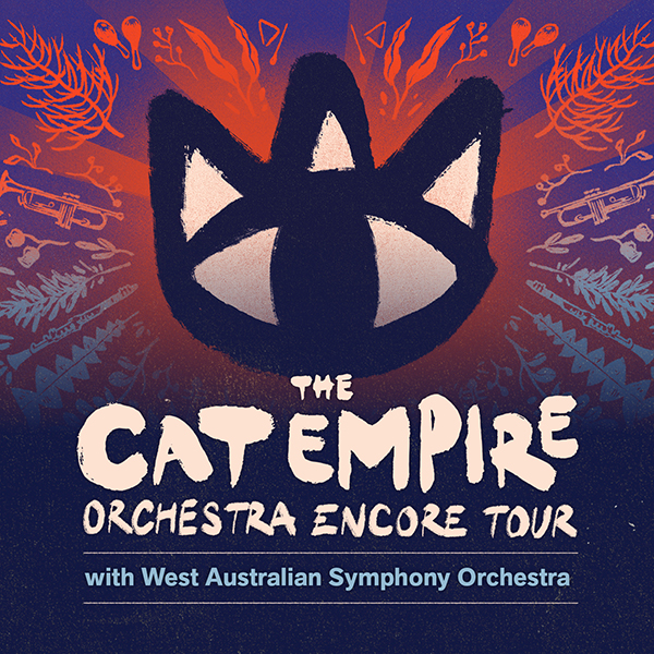 The Cat Empire - with the West Australian Symphony Orchestra live at Riverside Theatre - Concert poster
