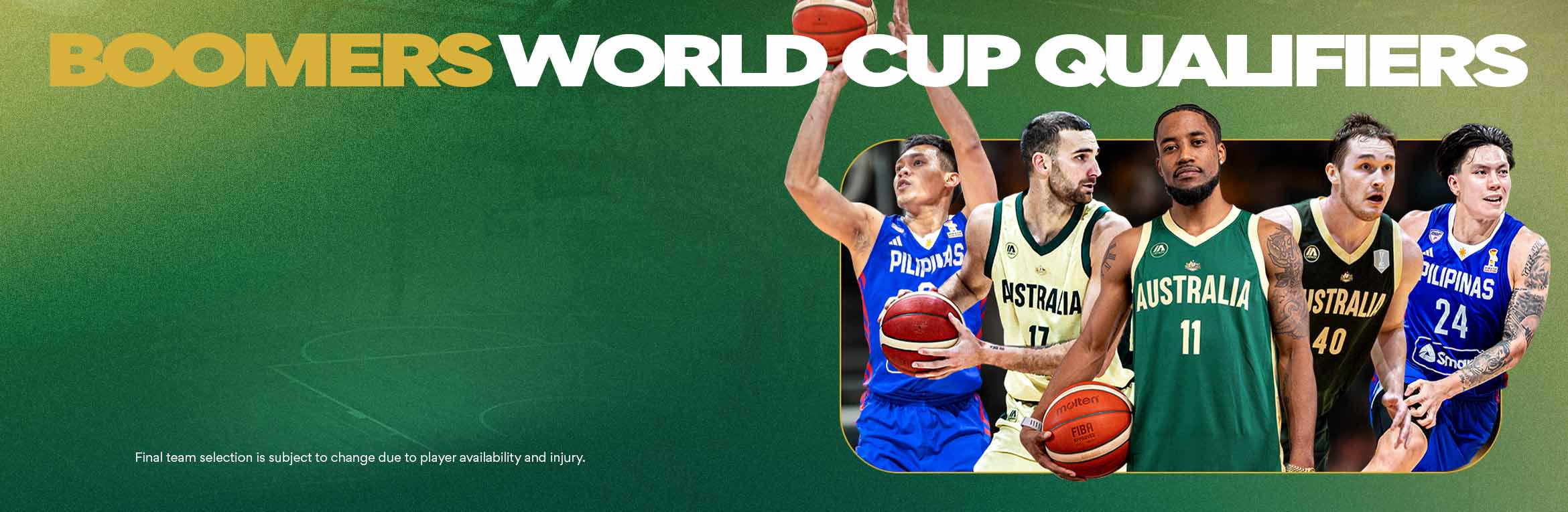 FIBA World Cup Qualifiers - Boomers vs Philippines