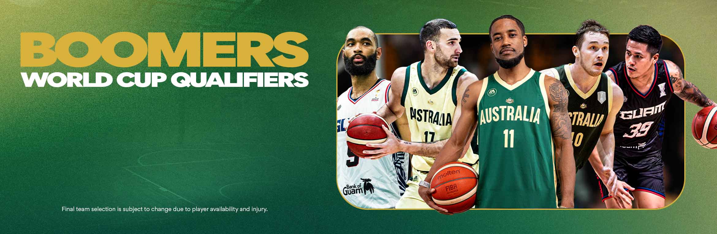 FIBA World Cup Qualifiers - Boomers vs Guam