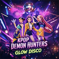 KPOP Demon Hunters Glow Disco