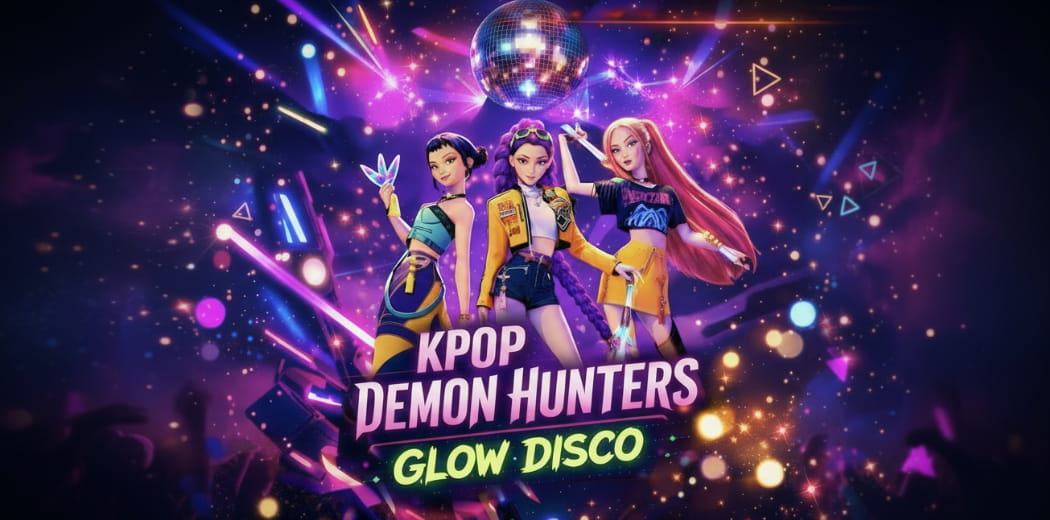 KPOP Demon Hunters Glow Disco