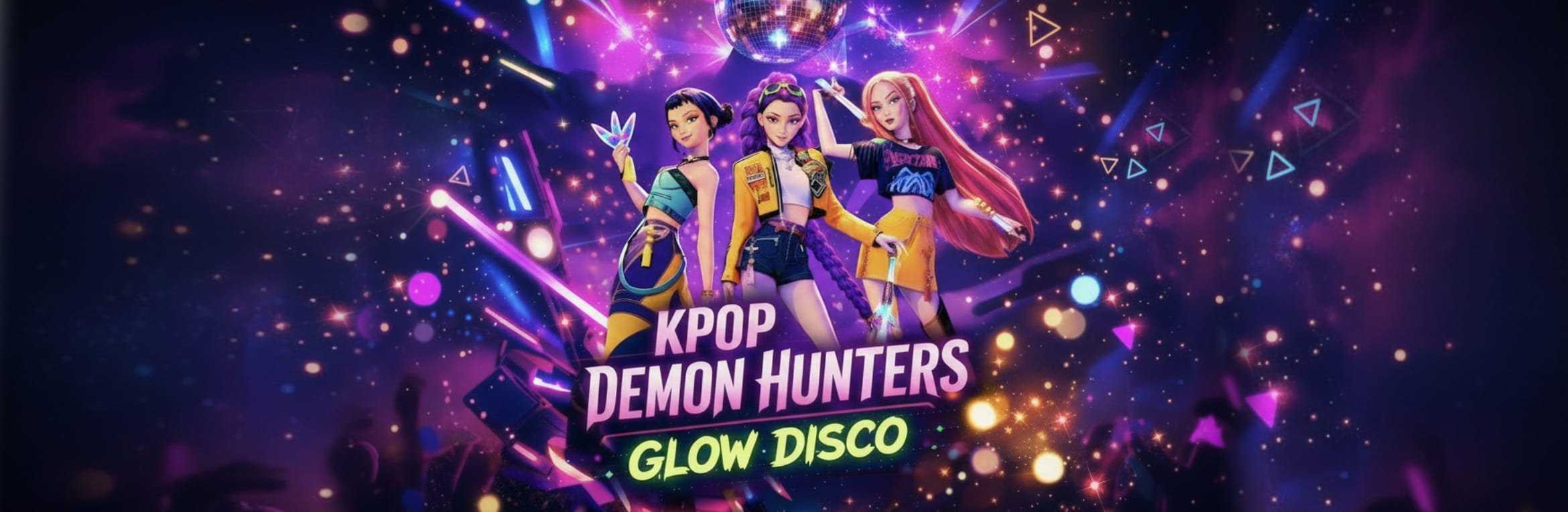 KPOP Demon Hunters Glow Disco