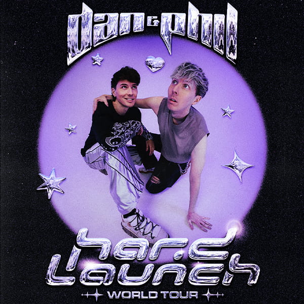 Dan & Phil - HARD LAUNCH WORLD TOUR live at Enmore Theatre - Concert poster