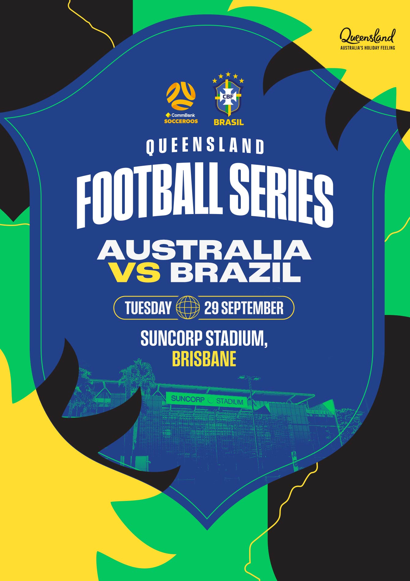 Socceroos v Brazil