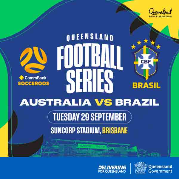 Socceroos v Brazil
