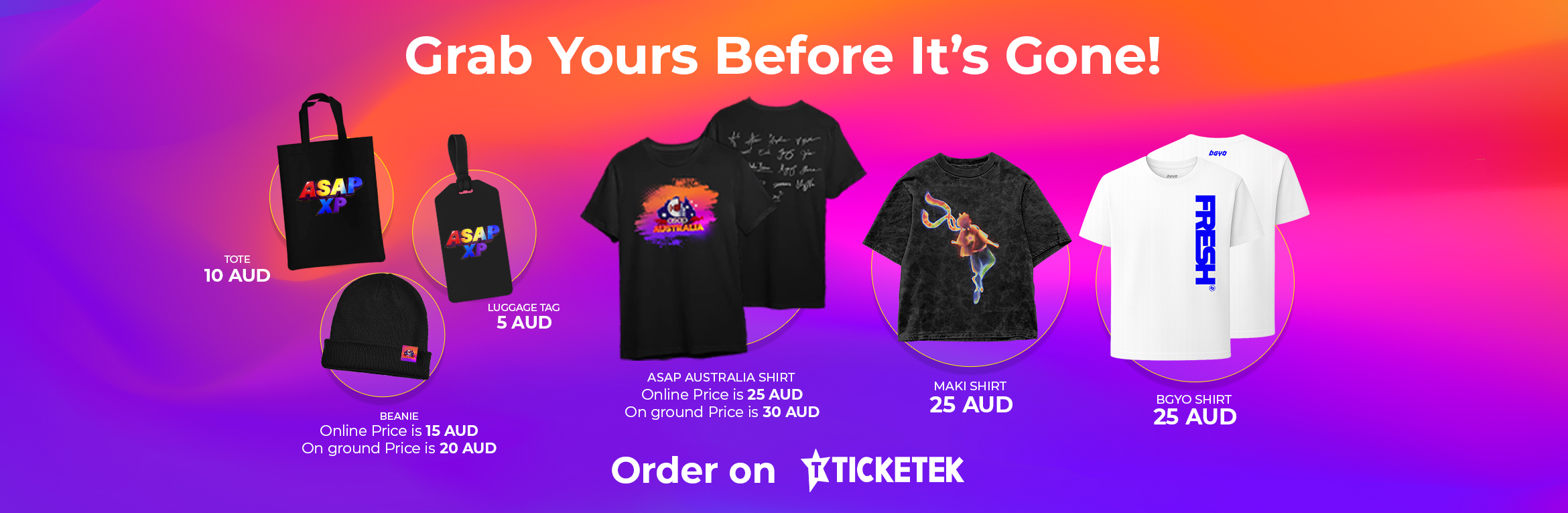 ASAP Australia Merchandise