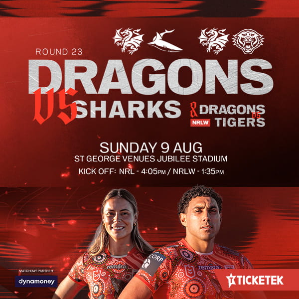 NRL Round 23: Dragons v Sharks