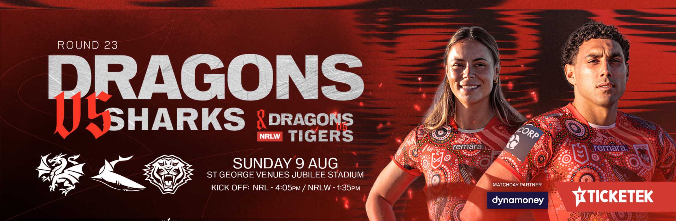 NRL Round 23: Dragons v Sharks