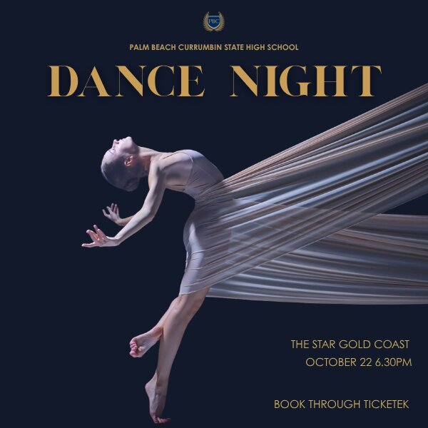 Palm Beach Currumbin State High - Dance Night live at The Star Gold Coast - Concert poster
