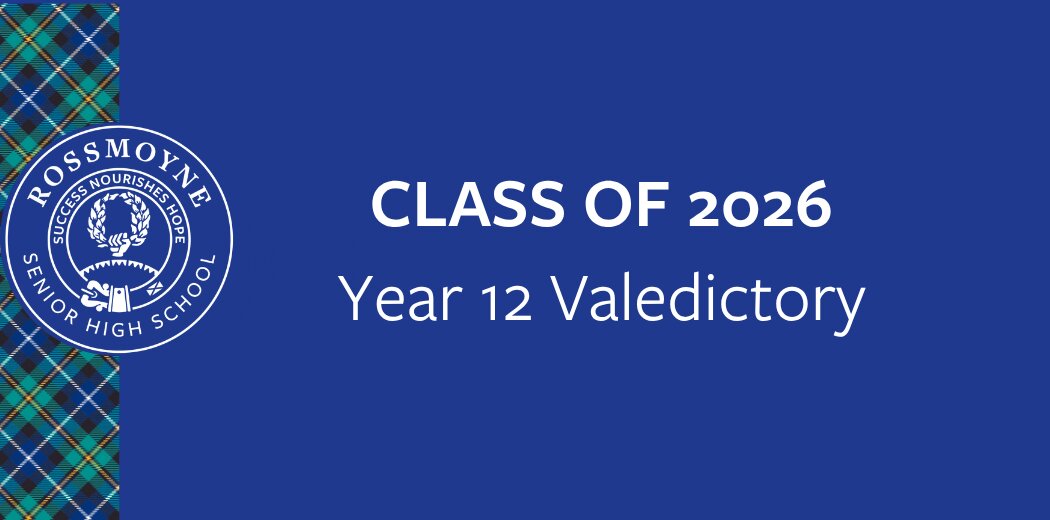 Rossmoyne Senior High School Valedictory