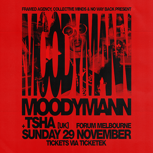 Moodymann (US) live at Forum Melbourne - Concert poster