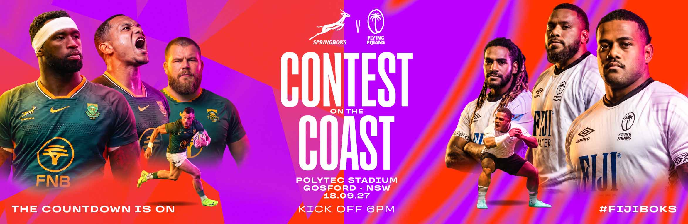 Springboks vs Fiji (Waitlist)