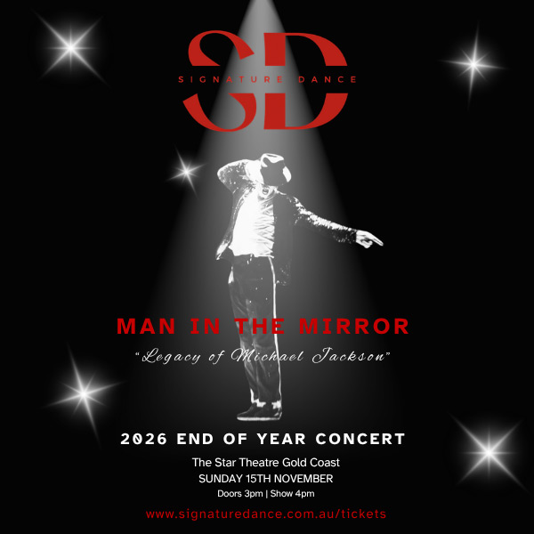 Signature Dance - 2026 End Of Year Concert live at The Star Gold Coast - Concert poster